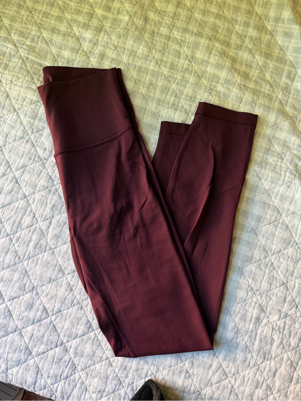 Burgundy Women's Lululemon Leggings